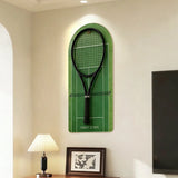 Cadre mural pour raquette de tennis – Support décoratif design pour exposition