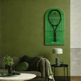Cadre mural pour raquette de tennis – Support décoratif design pour exposition