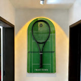 Cadre mural pour raquette de tennis – Support décoratif design pour exposition