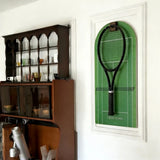 Cadre mural pour raquette de tennis – Support décoratif design pour exposition