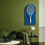 Cadre mural pour raquette de tennis – Support décoratif design pour exposition