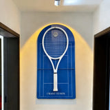 Cadre mural pour raquette de tennis – Support décoratif design pour exposition