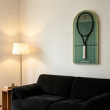 Cadre mural pour raquette de tennis – Support décoratif design pour exposition