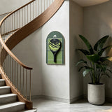 Cadre mural pour raquette de padel – Support décoratif inspiré terre battue