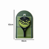 Cadre mural pour raquette de padel – Support décoratif inspiré terre battue