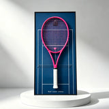 Cadre mural pour raquette de tennis – Support décoratif design pour exposition
