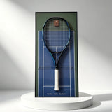 Cadre mural pour raquette de tennis – Support décoratif design pour exposition