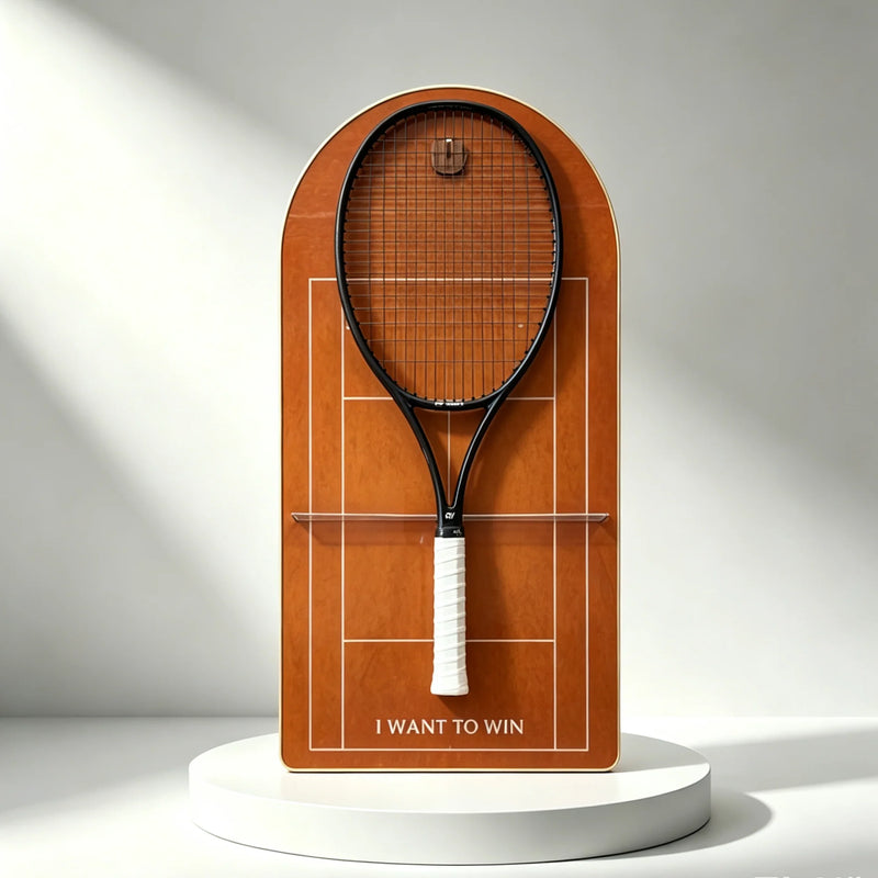 Cadre mural pour raquette de tennis – Support décoratif design pour exposition