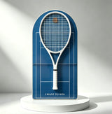 Cadre mural pour raquette de tennis – Support décoratif design pour exposition