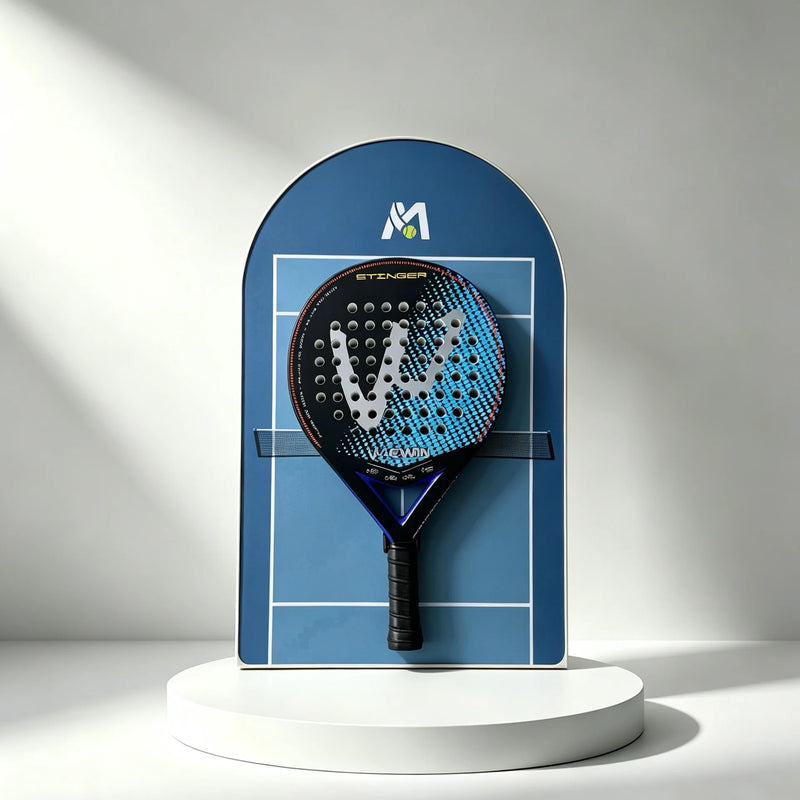 Cadre mural pour raquette de padel – Support décoratif inspiré terre battue