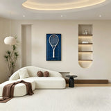 Cadre mural pour raquette de tennis – Support décoratif design pour exposition