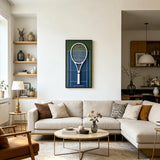 Cadre mural pour raquette de tennis – Support décoratif design pour exposition