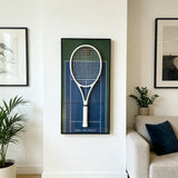Cadre mural pour raquette de tennis – Support décoratif design pour exposition
