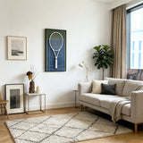 Cadre mural pour raquette de tennis – Support décoratif design pour exposition