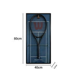 Cadre mural pour raquette de tennis – Support décoratif design pour exposition